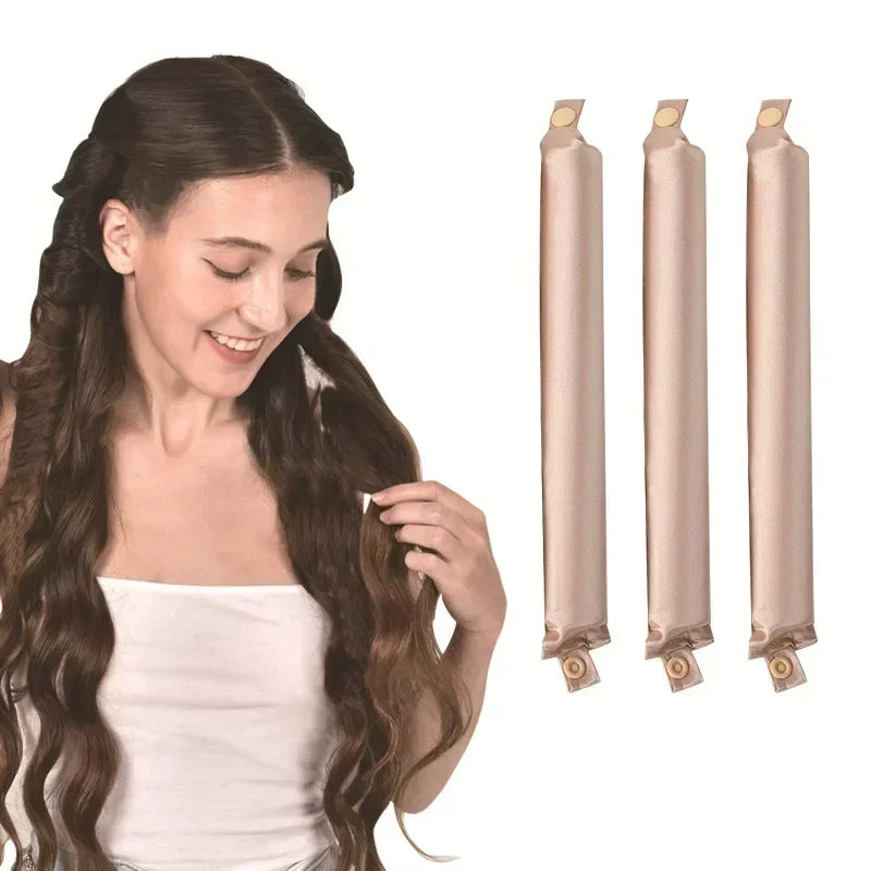 Heatless Curling Set – Overnight No-Heat Curls, Salon Waves Gift for Teens & Her