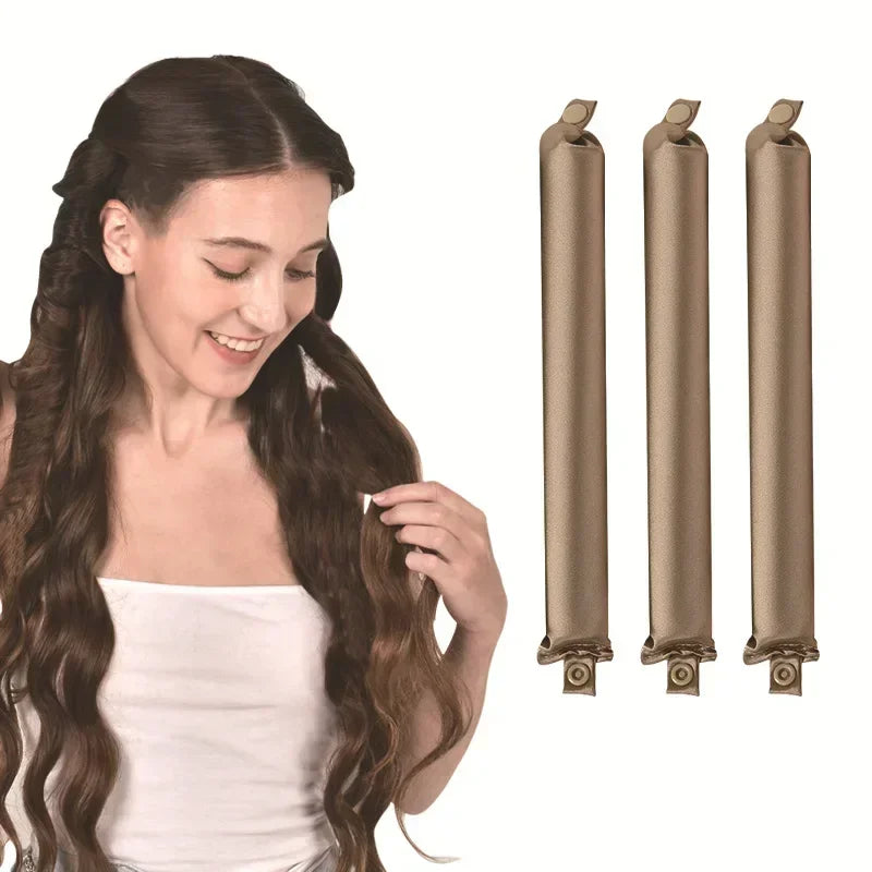 Heatless Curling Set – Overnight No-Heat Curls, Salon Waves Gift for Teens & Her