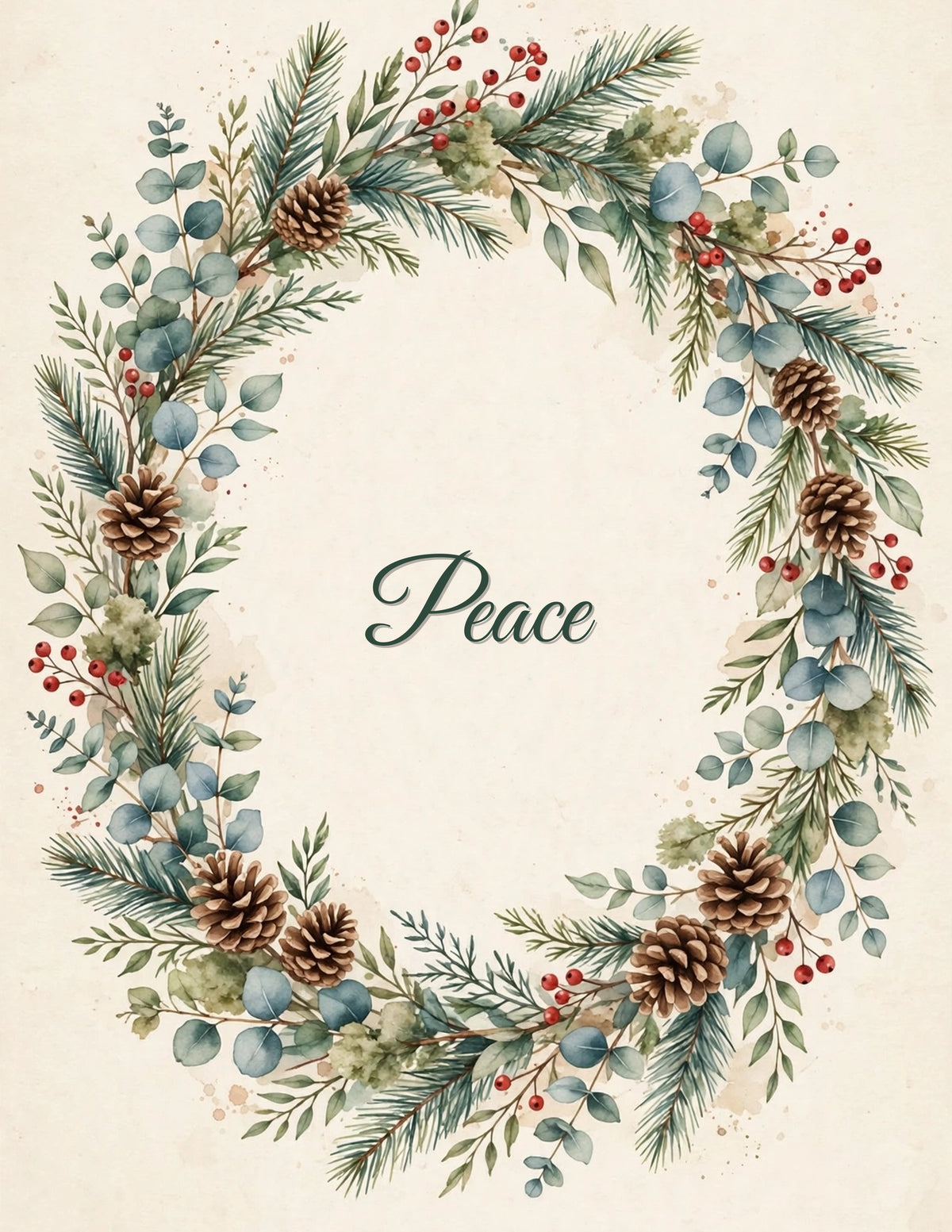 Christmas Wall Art Printable Pack — 10 Cozy Holiday Art Prints, Instant Download
